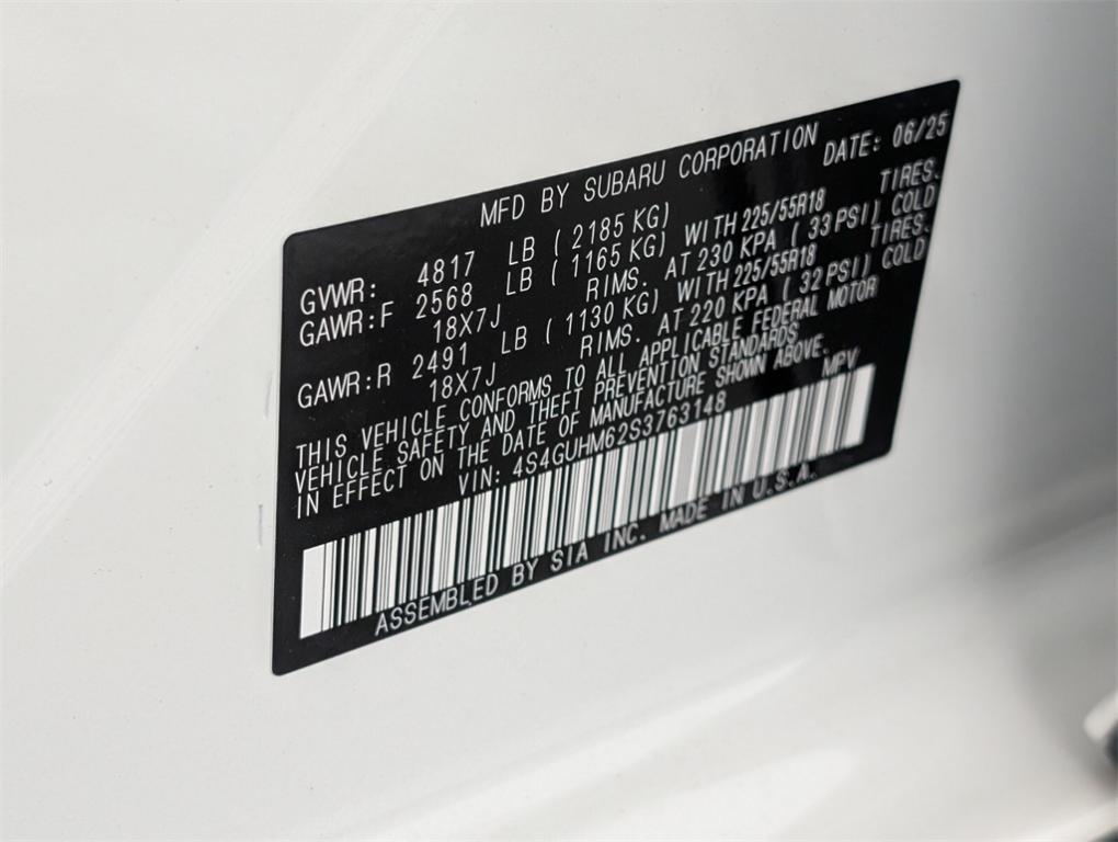 new 2025 Subaru Crosstrek car, priced at $34,345