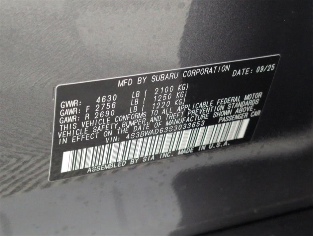 new 2025 Subaru Legacy car, priced at $32,054