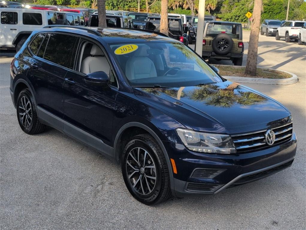 used 2021 Volkswagen Tiguan car, priced at $13,878