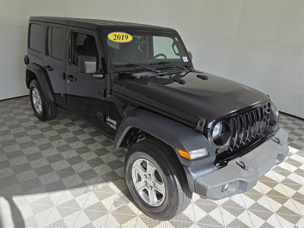 used 2019 Jeep Wrangler Unlimited car, priced at $21,488
