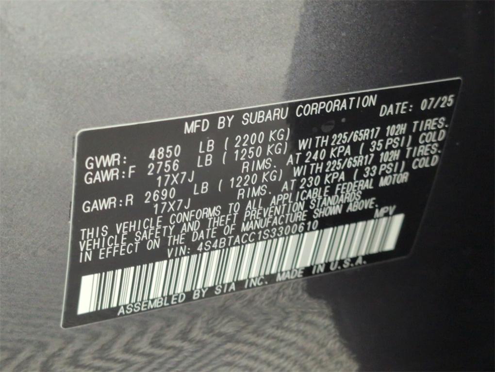 new 2025 Subaru Outback car, priced at $34,845