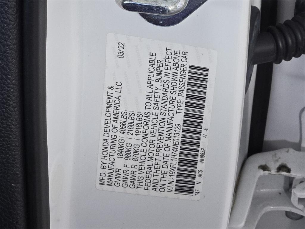 used 2022 Honda Civic car, priced at $20,998