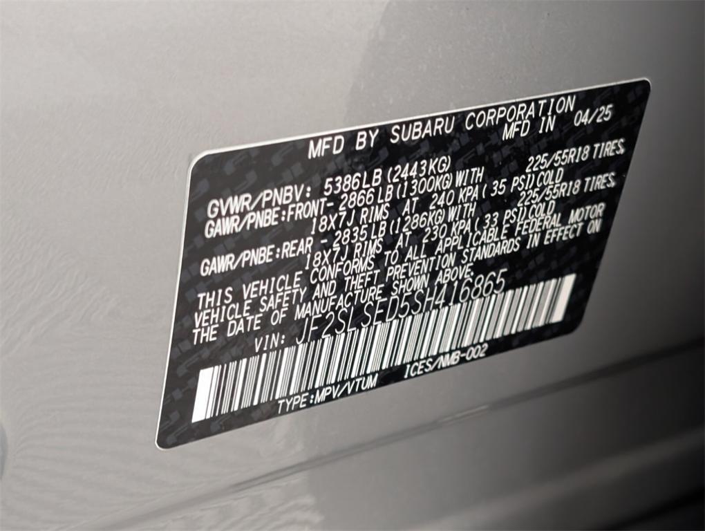 new 2025 Subaru Forester Hybrid car, priced at $38,977