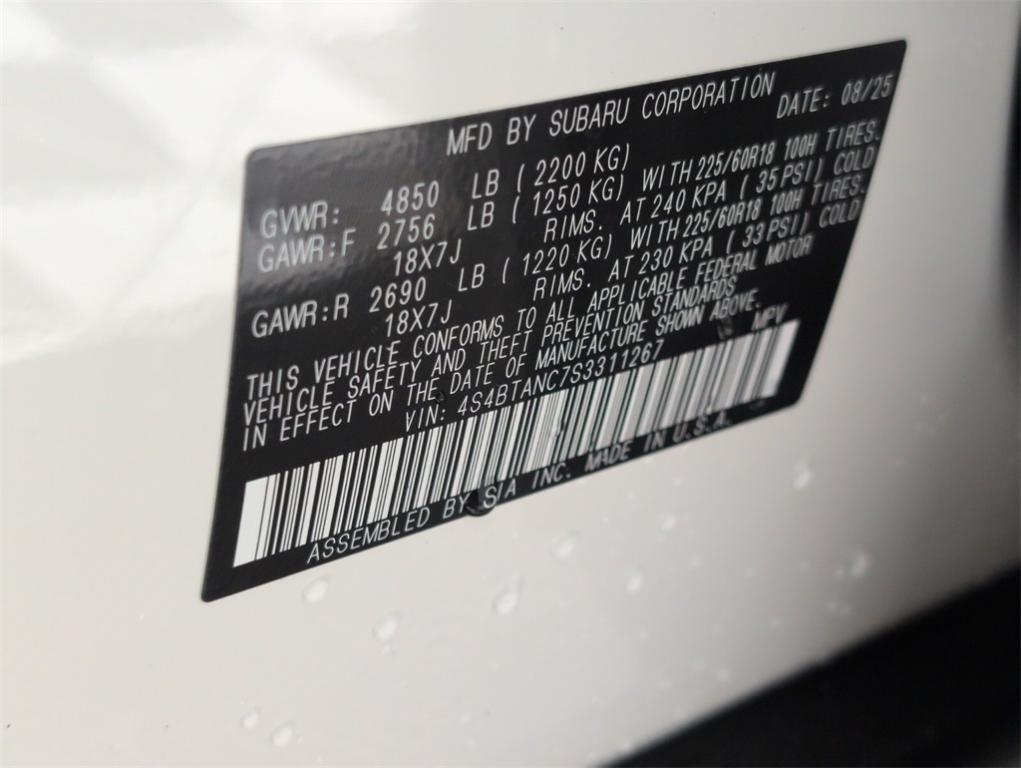 new 2025 Subaru Outback car, priced at $41,663