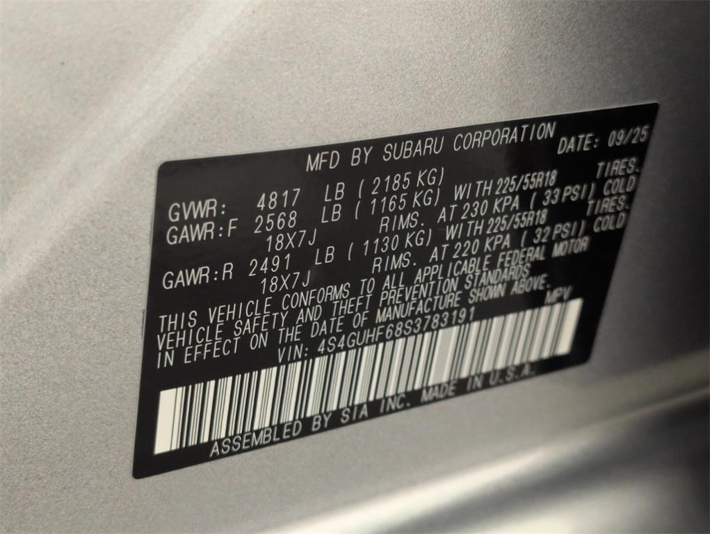 new 2025 Subaru Crosstrek car, priced at $34,263