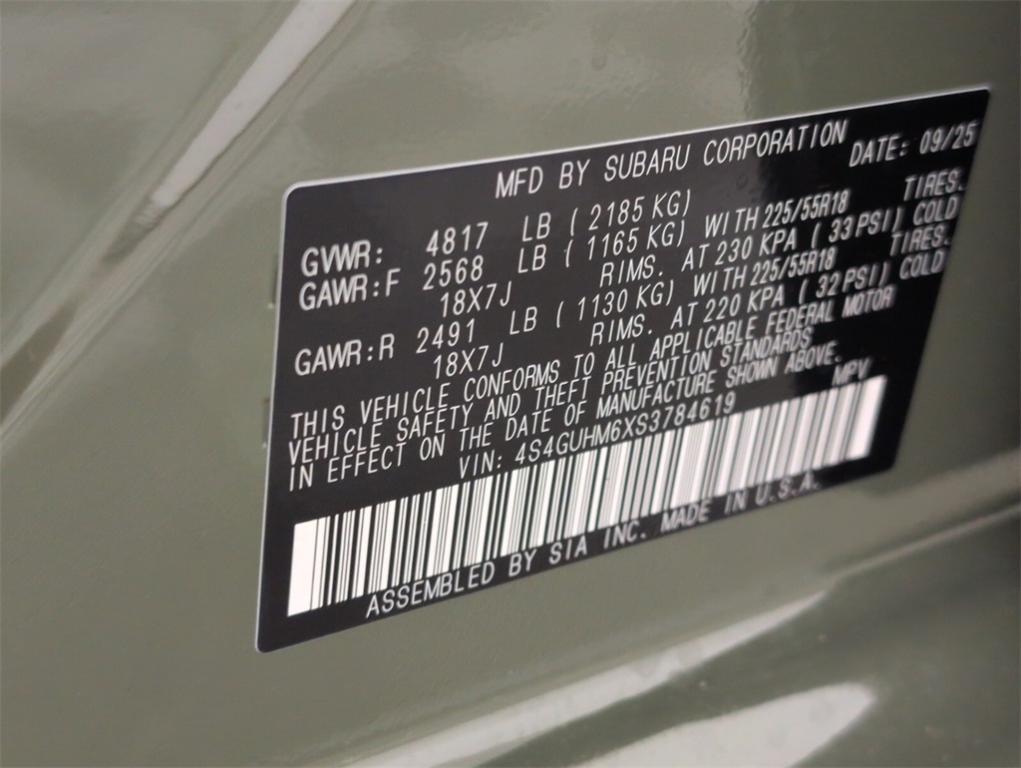 new 2025 Subaru Crosstrek car