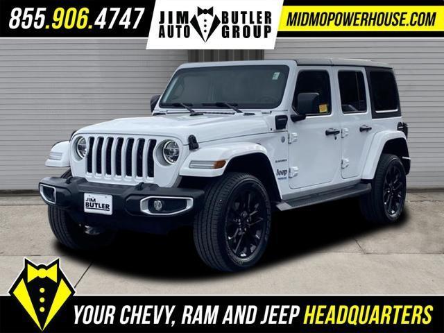 used 2021 Jeep Wrangler Unlimited 4xe car, priced at $34,306