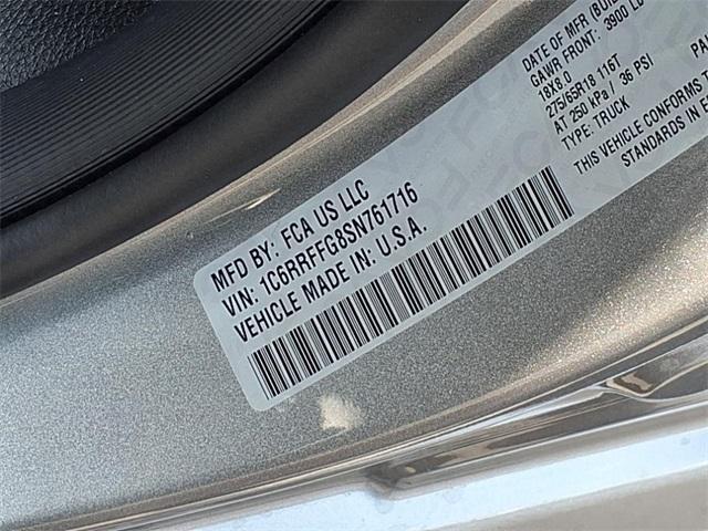 new 2025 Ram 1500 car, priced at $39,735