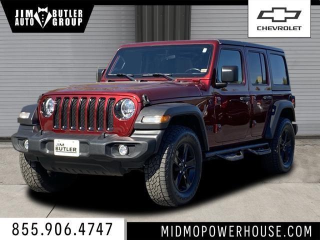 used 2021 Jeep Wrangler Unlimited car, priced at $28,932