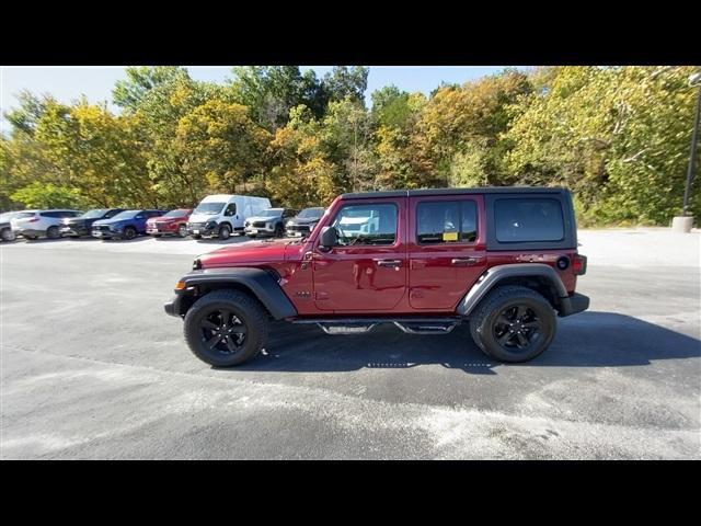 used 2021 Jeep Wrangler Unlimited car, priced at $28,932