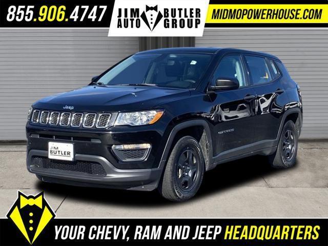 used 2021 Jeep Compass car, priced at $18,640