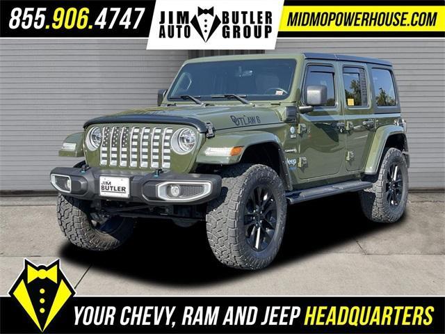 used 2022 Jeep Wrangler Unlimited 4xe car, priced at $35,272