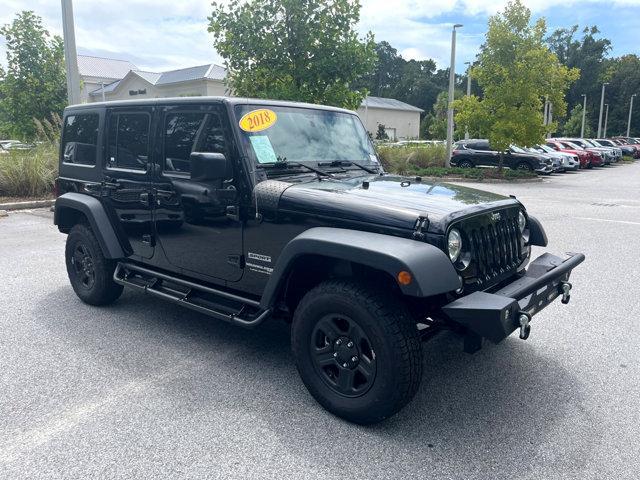 used 2018 Jeep Wrangler JK Unlimited car, priced at $27,000