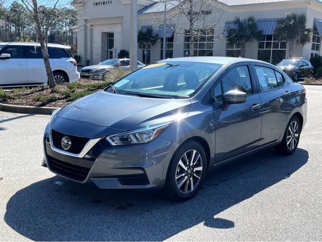 used 2021 Nissan Versa car, priced at $15,000