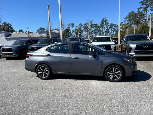 used 2021 Nissan Versa car, priced at $15,000