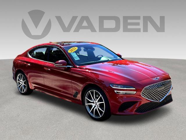 used 2023 Genesis G70 car, priced at $25,000
