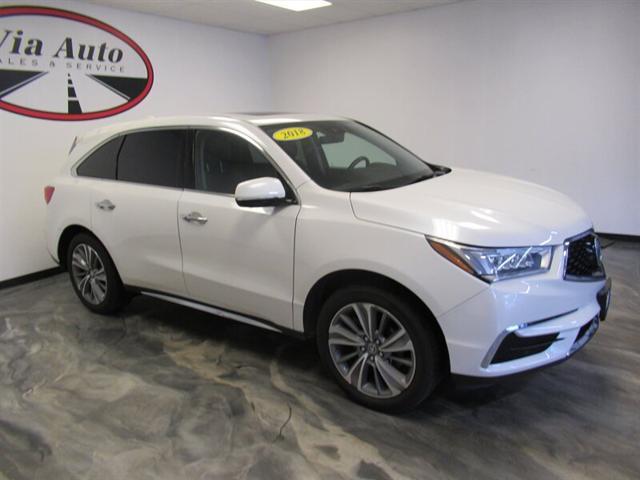 used 2018 Acura MDX car, priced at $23,500