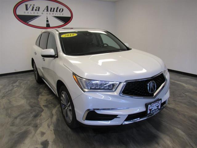used 2018 Acura MDX car, priced at $23,500
