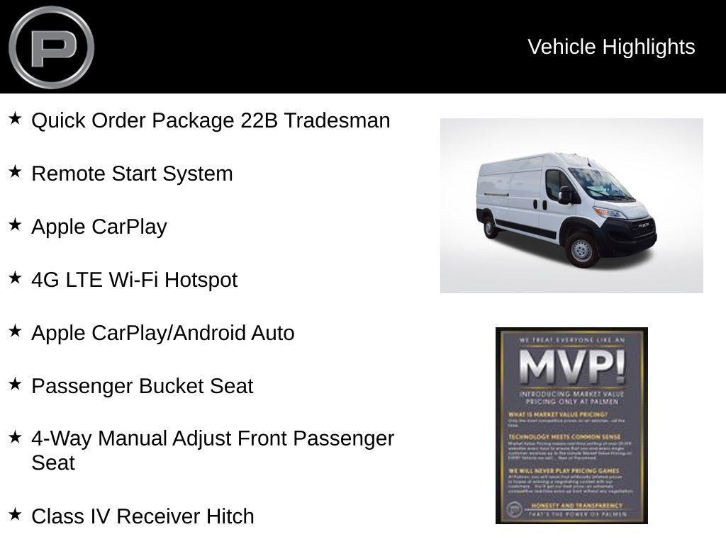 new 2026 Ram ProMaster 2500 car, priced at $54,520
