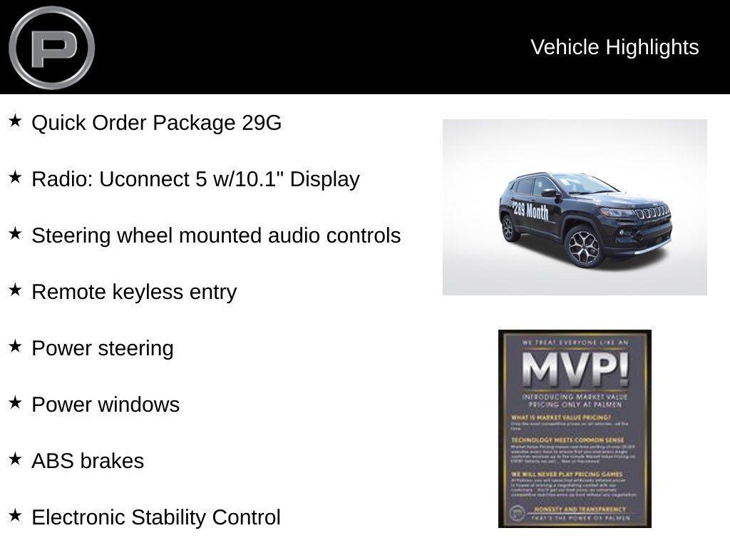 new 2025 Jeep Compass car, priced at $30,492
