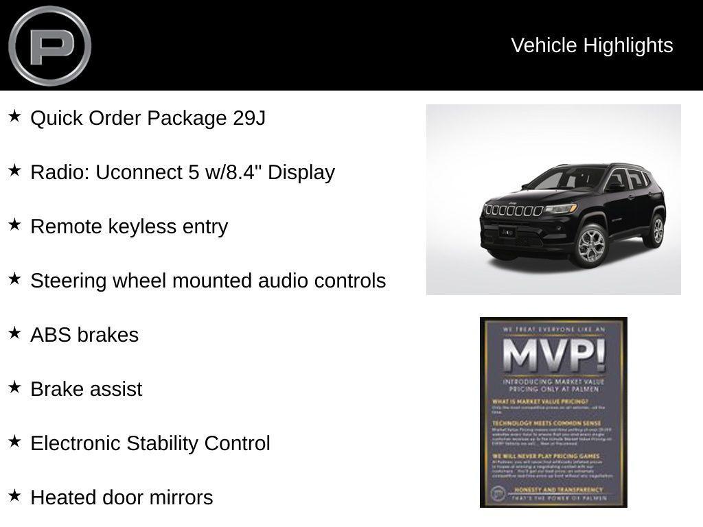 new 2025 Jeep Compass car, priced at $30,249