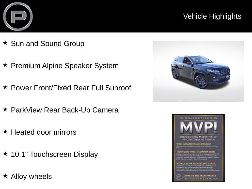 new 2025 Jeep Compass car, priced at $37,105