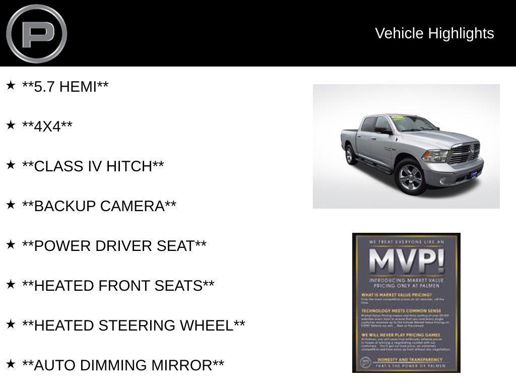 used 2015 Ram 1500 car, priced at $15,500