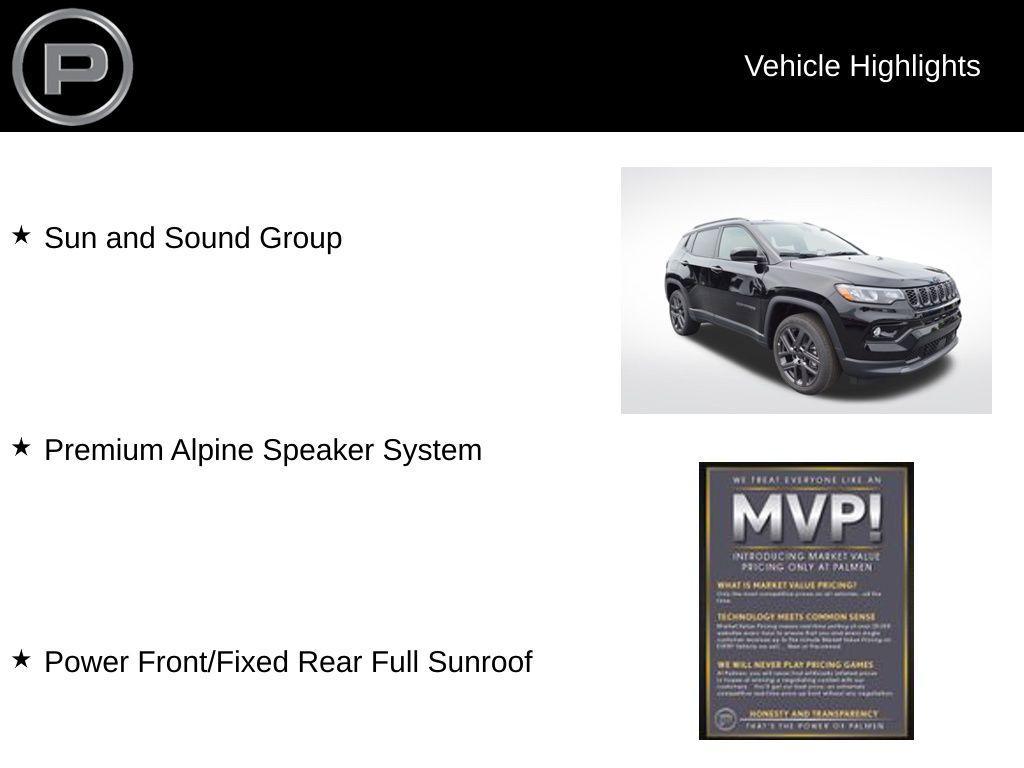 new 2025 Jeep Compass car, priced at $36,105