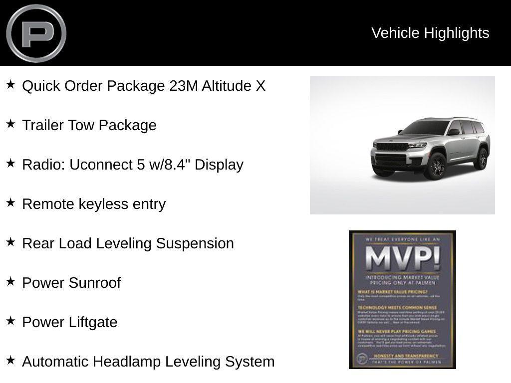 new 2025 Jeep Grand Cherokee L car, priced at $48,725