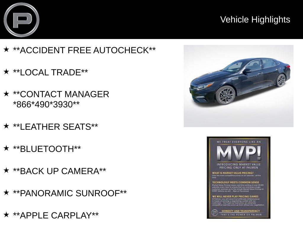 used 2020 Kia Optima car, priced at $16,500