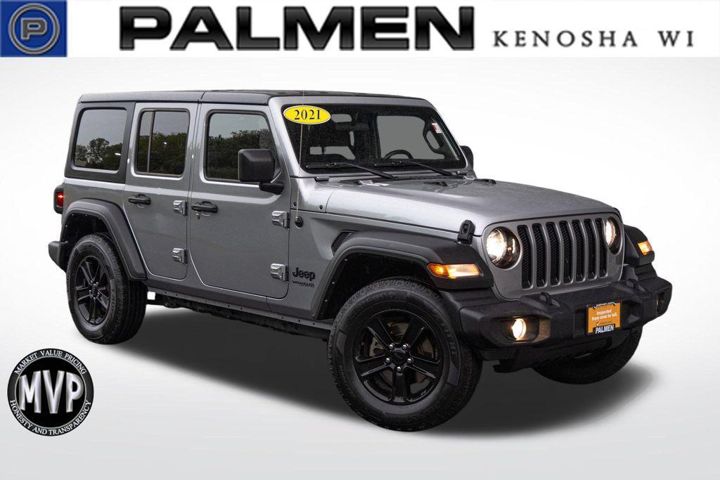 used 2021 Jeep Wrangler Unlimited car, priced at $30,500