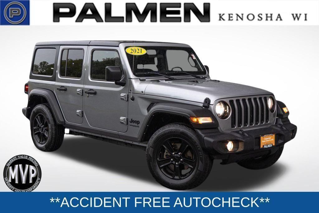 used 2021 Jeep Wrangler Unlimited car, priced at $29,800
