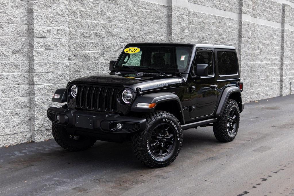 used 2021 Jeep Wrangler car, priced at $26,655