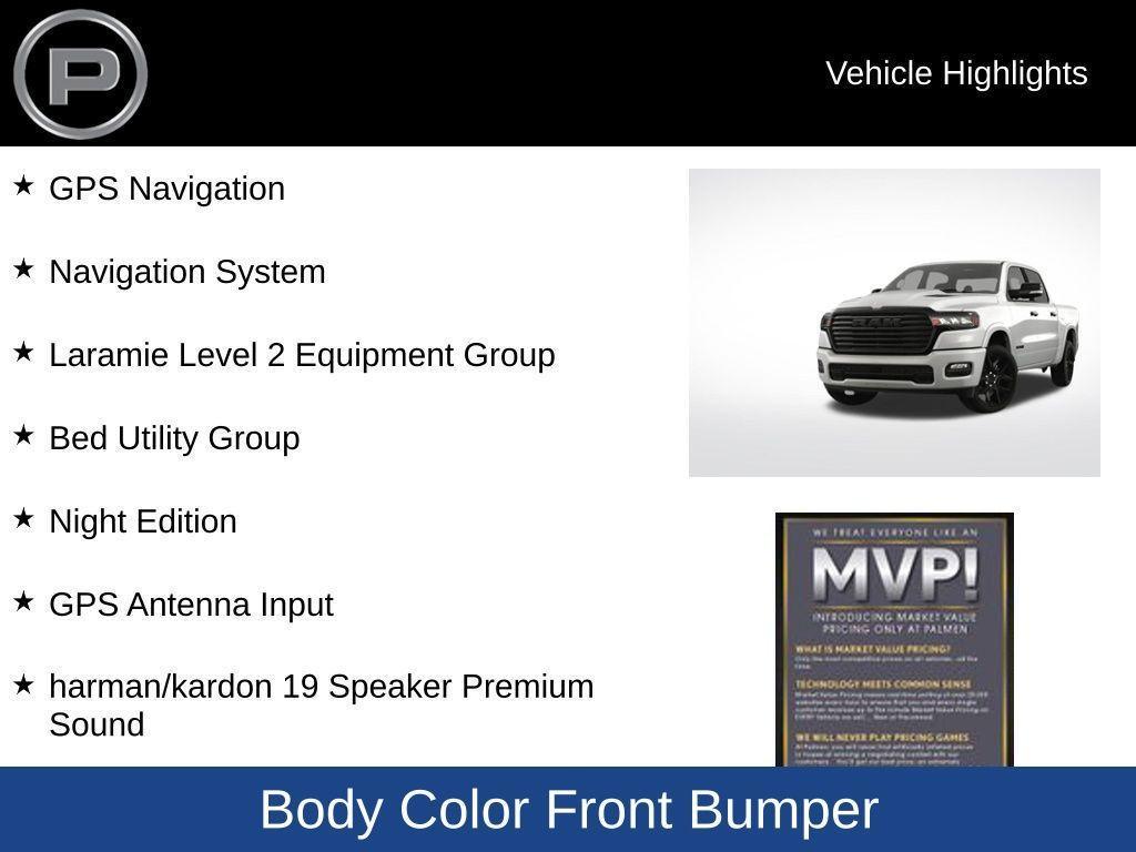 new 2025 Ram 1500 car, priced at $75,410