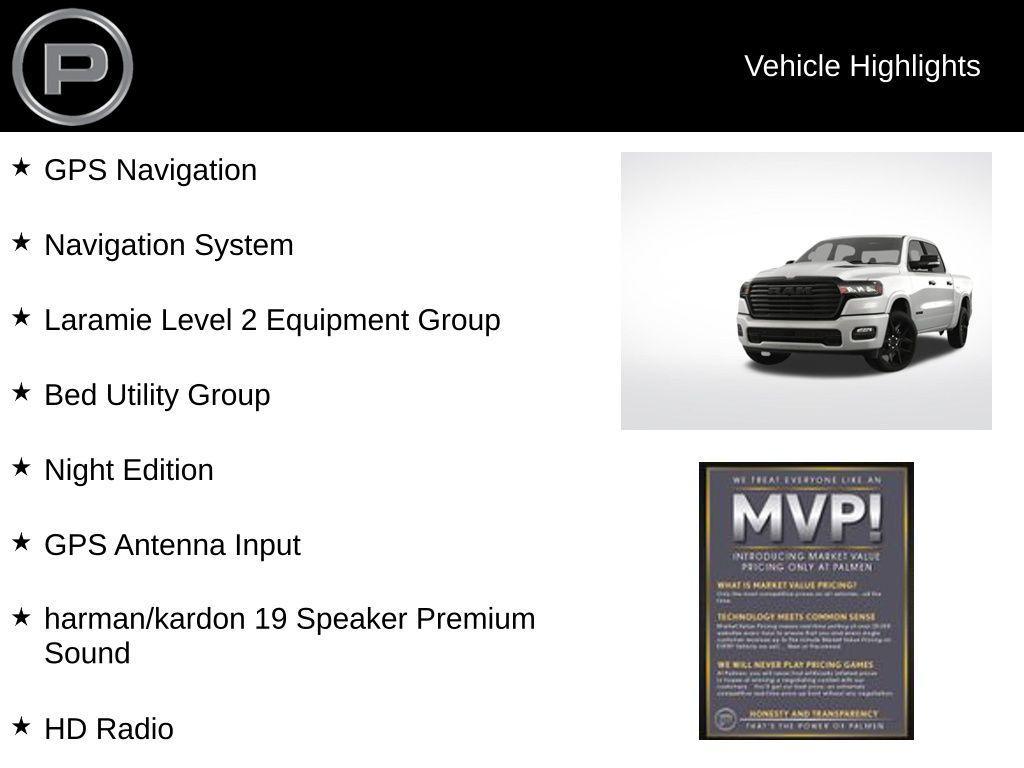 new 2025 Ram 1500 car, priced at $75,410