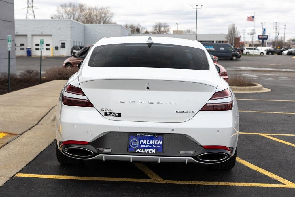 used 2022 Genesis G70 car, priced at $35,700