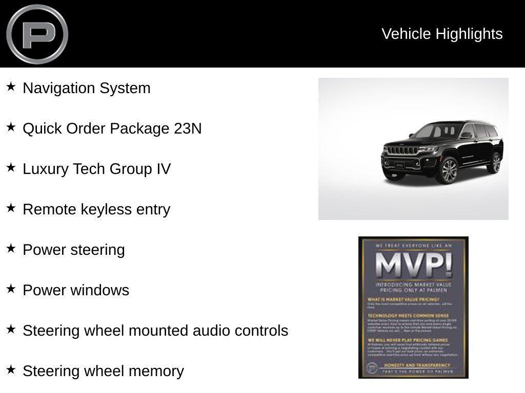 new 2025 Jeep Grand Cherokee L car, priced at $63,870