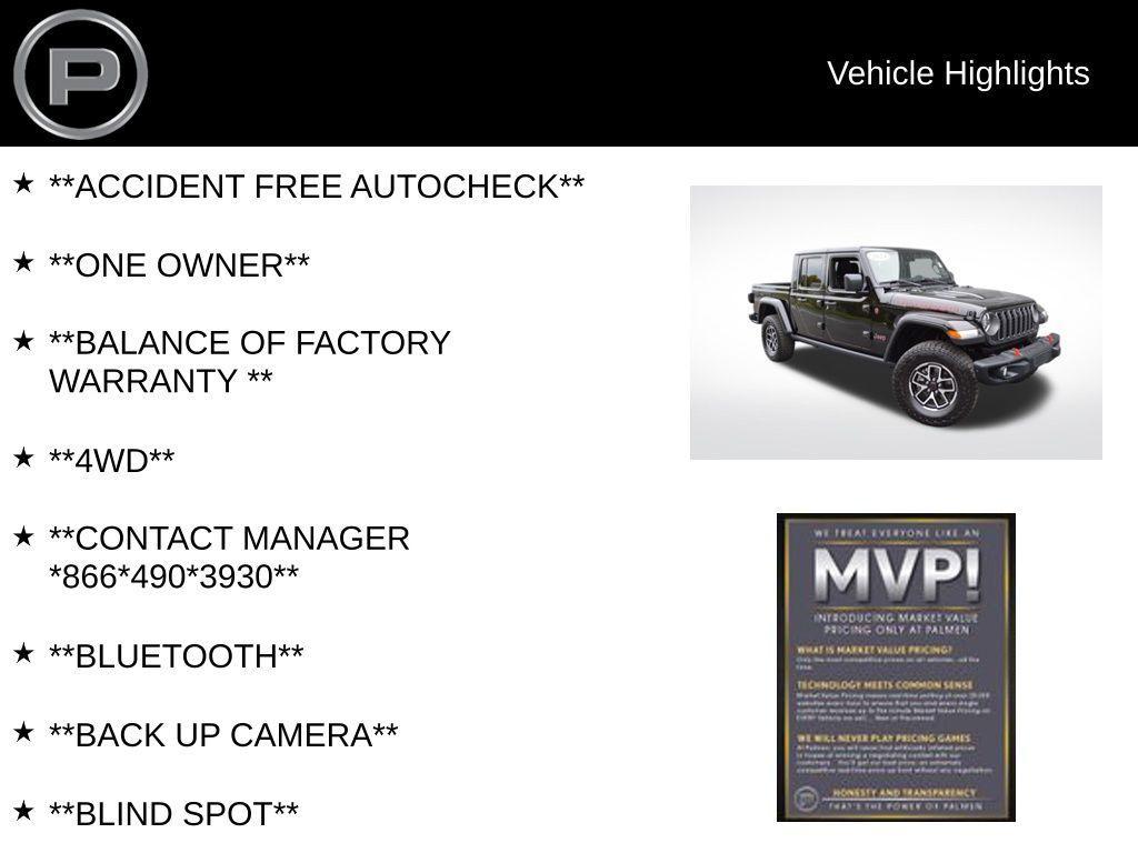 used 2024 Jeep Gladiator car, priced at $48,500