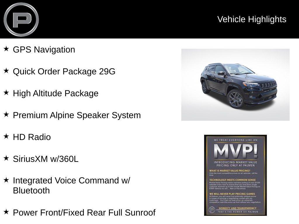 new 2025 Jeep Compass car, priced at $36,830