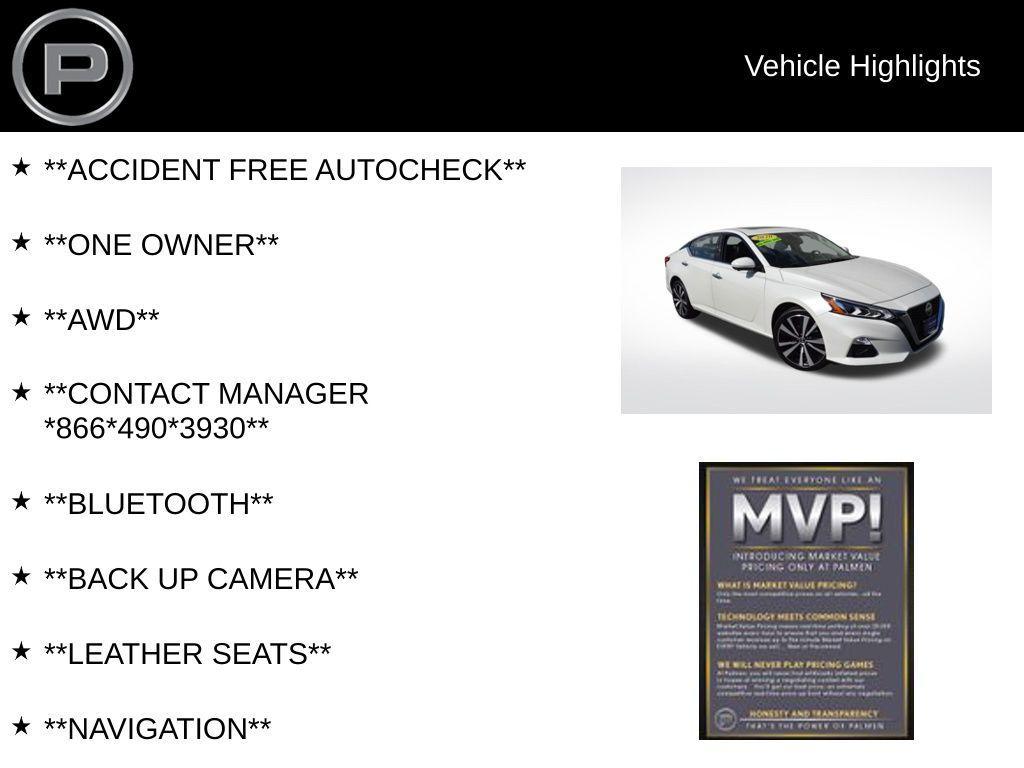 used 2020 Nissan Altima car, priced at $22,000