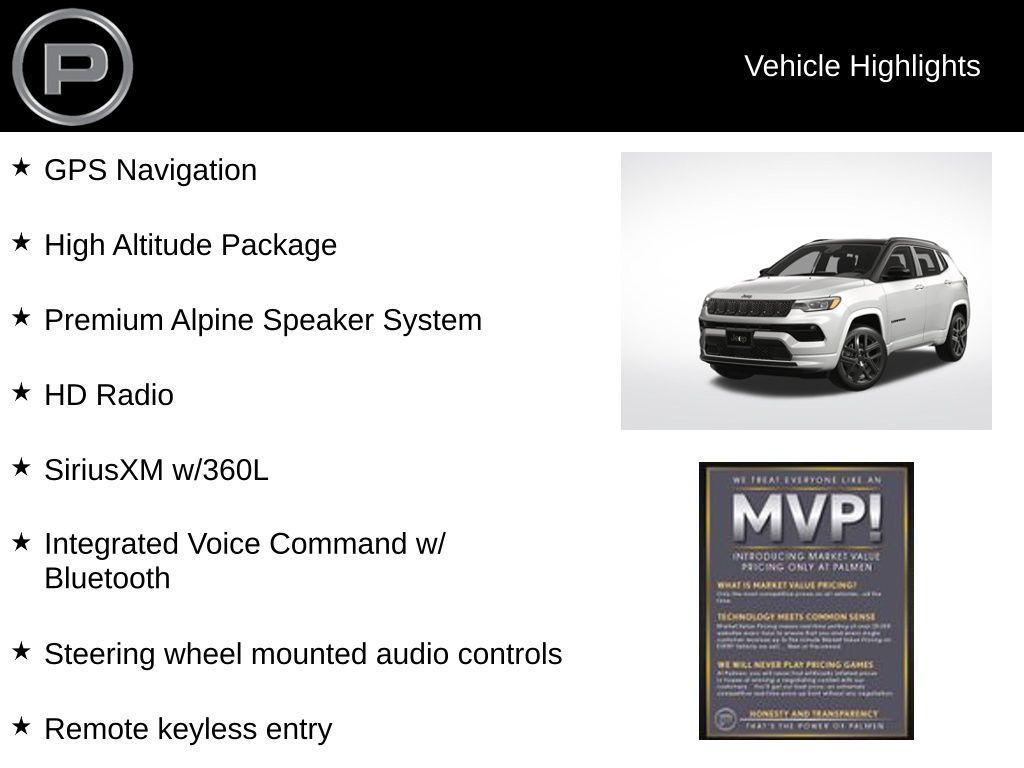new 2025 Jeep Compass car, priced at $33,012