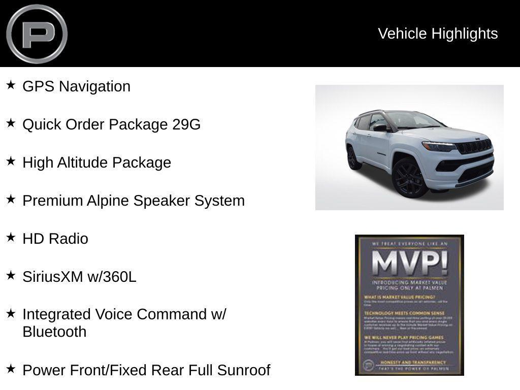 new 2025 Jeep Compass car, priced at $33,012