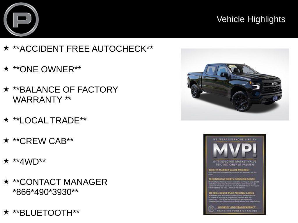 used 2022 Chevrolet Silverado 1500 car, priced at $46,400