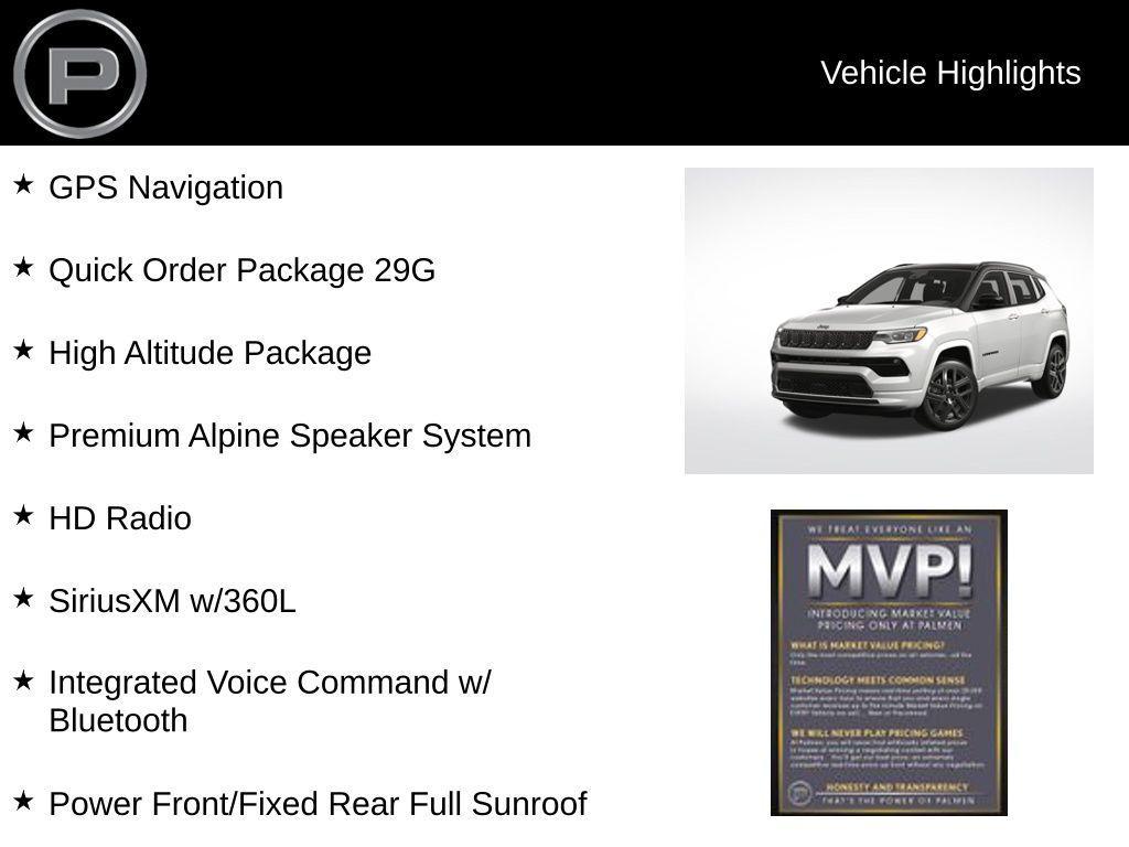 new 2025 Jeep Compass car, priced at $33,012