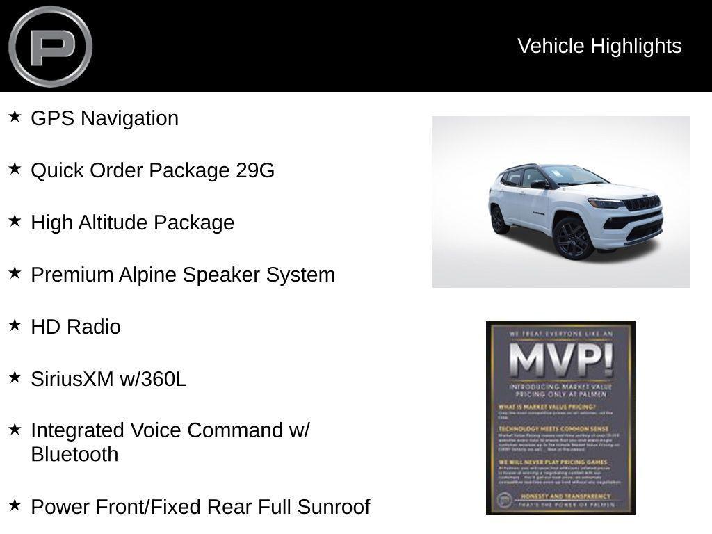 new 2025 Jeep Compass car, priced at $33,012