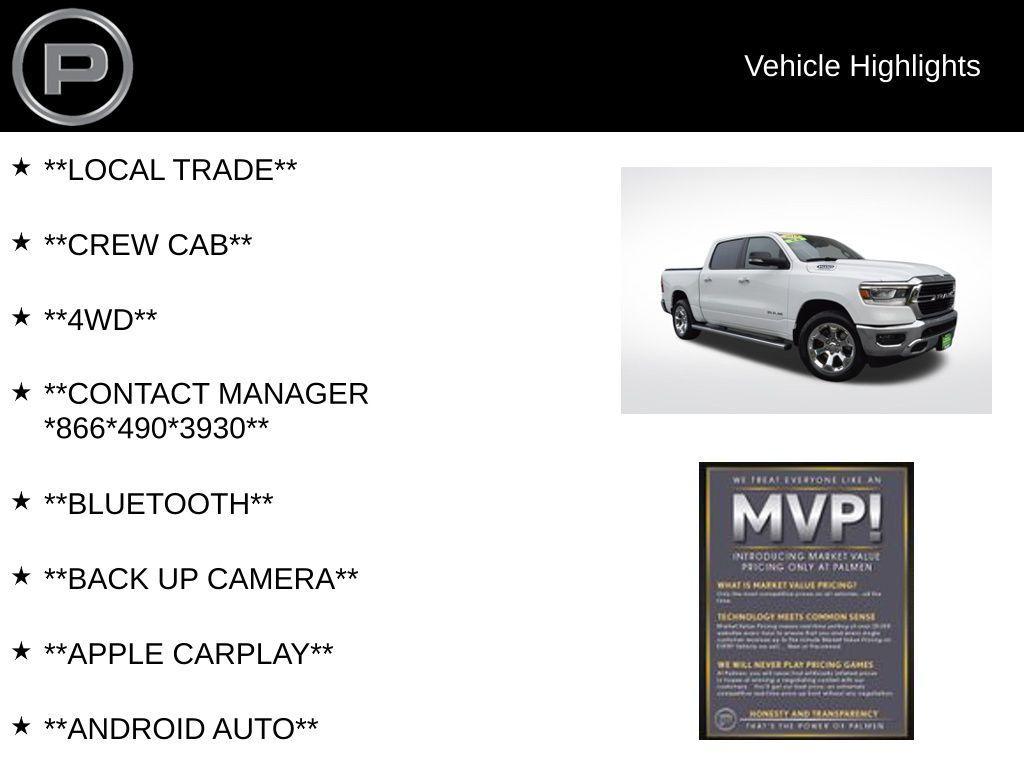 used 2019 Ram 1500 car, priced at $25,000