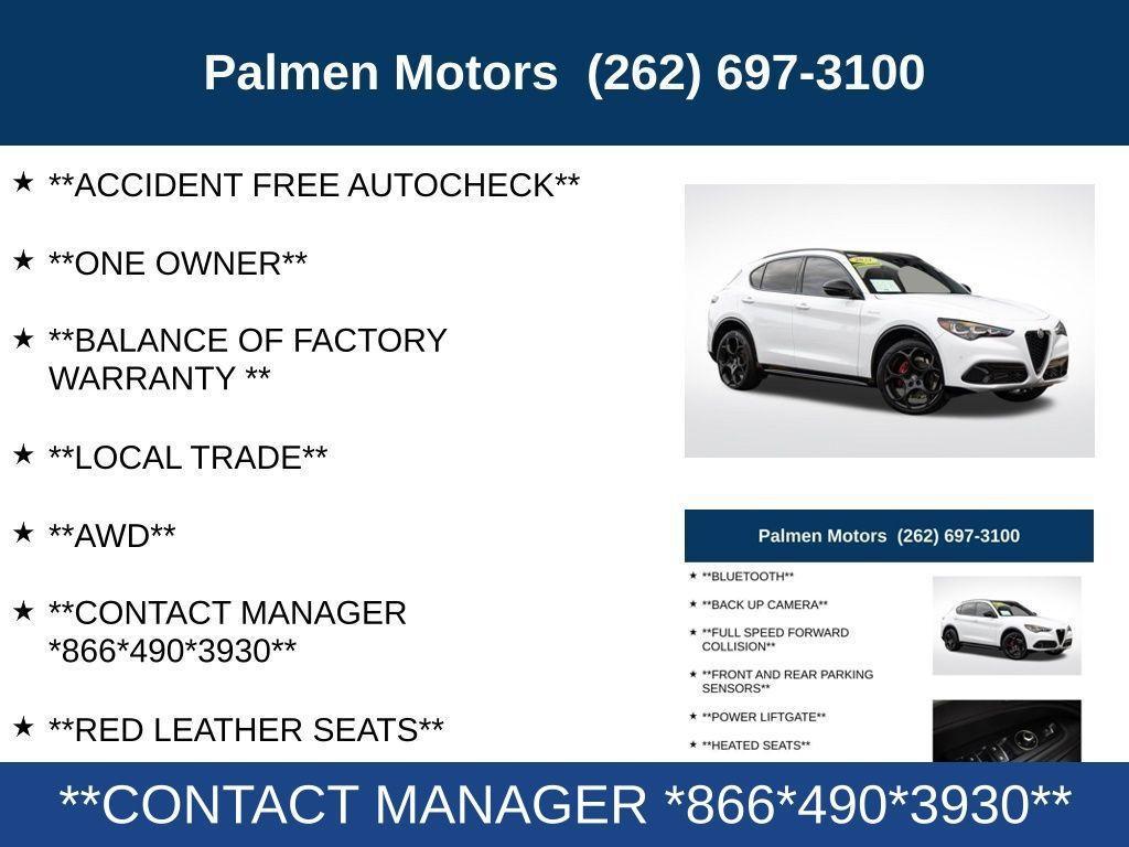 used 2024 Alfa Romeo Stelvio car, priced at $37,600