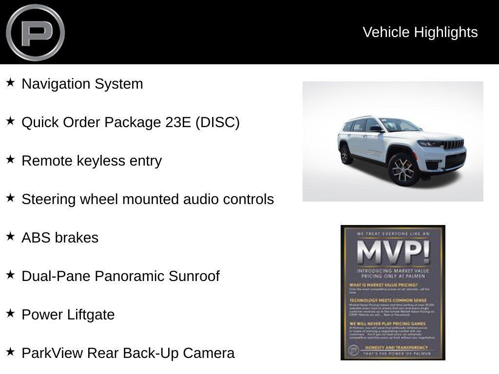 new 2025 Jeep Grand Cherokee L car, priced at $51,015