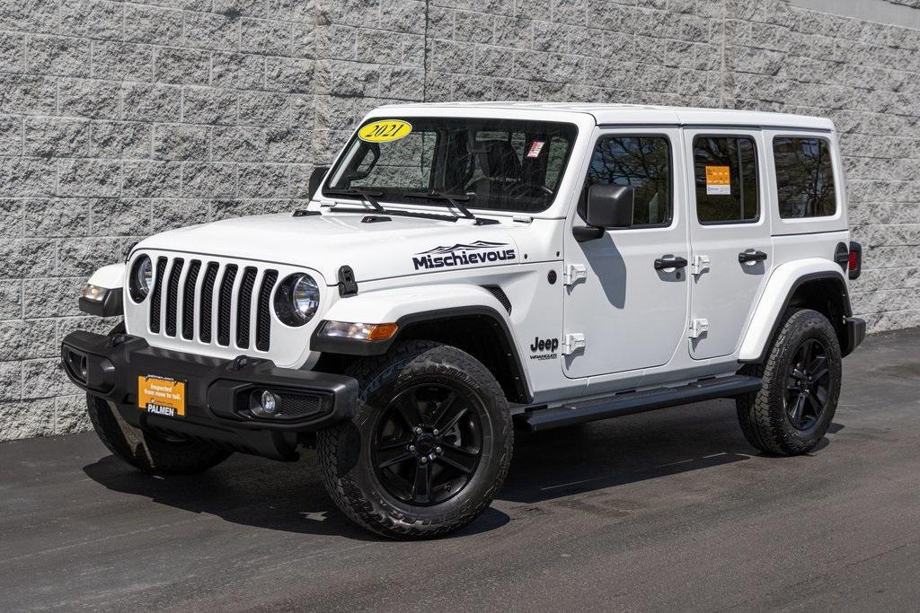 used 2021 Jeep Wrangler Unlimited car, priced at $37,232