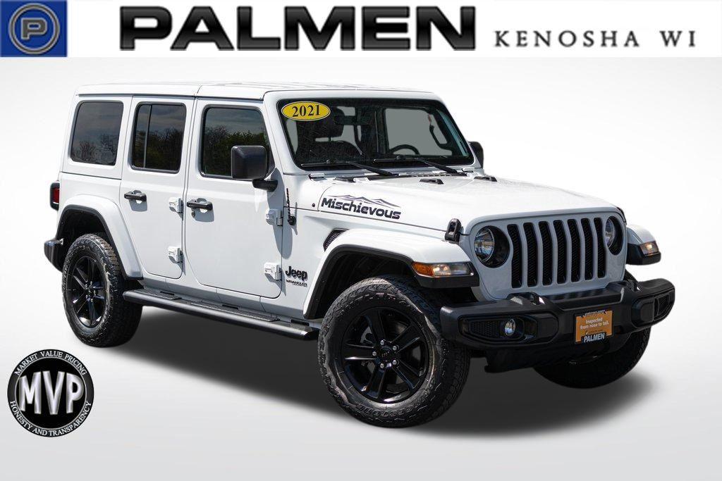 used 2021 Jeep Wrangler Unlimited car, priced at $35,989